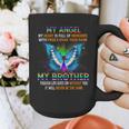 I Miss My Brother My Angel In Heaven Memory Of My Brother Graphic Print Coffee Mug