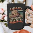 I Miss My Pre-Internet Brain Digital Nostalgia Retro Graphic Print Coffee Mug