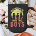 Mom Of 3 Boys Dad I Have Three Boys Dad Of 3 Boys Mom Of 3 Graphic Print Coffee Mug