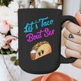Mom Dad Let's Taco Bout Sex Gender Reveal Party Graphic Print Coffee Mug