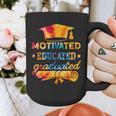 Motivated Educated Graduated Graduation Graphic Print Coffee Mug