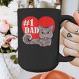 Nebelung Cat 1 Dad Father's Day Daddy Heart Decor For Men Women Kids Graphic Print Coffee Mug