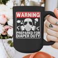 New Dad Prepared For Diaper Duty Daddy Diaper Duty Graphic Print Coffee Mug