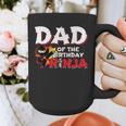 Ninja Birthday Party Dad Of The Birthday Ninja Small Graphic Print Coffee Mug