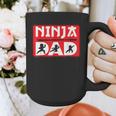 Ninja Dad Matching Family Ninja Warrior Graphic Print Coffee Mug