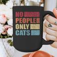 No People Only Cats Introvert Graphic Print Coffee Mug No People Only Cats Introvert Graphic Print Coffee Mug
