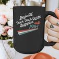 Nostalgia 80s Duck Goose Distressed Graphic Print Coffee Mug