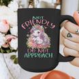 Not Friendly Do Not Approach Women & Girls Unicorn Cute Introvert & Humor Lovers For Women V-Neck Classic Fit Modern Short Sleeve Graphic Print Coffee Mug