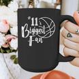 Number 11's Biggest Fan Shirt Basketball Player Mom Dad Graphic Print Coffee Mug