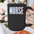 Nurse Glitch Aesthetic Graduation Nurse Glitch Graphic Art Graphic Print Coffee Mug