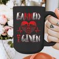 Nursing School Shirt Graduation Earned Not Given Nurse Graphic Print Coffee Mug