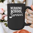 Nursing School Survivor Nurse Graduation Medical T-Shirt Graphic Print Coffee Mug