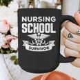 Nursing School Survivor Senior Nurse Graduation TShirt Graphic Print Coffee Mug
