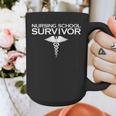Nursing School Survivor TShirt Student Nurse Graduation Graphic Print Coffee Mug