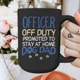 Officer Off Duty Dog Dad Cop Police Retirement Graphic Print Coffee Mug