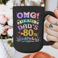 OMG It's My Dad's 80th Birthday Happy 80 Years Old Graphic Print Coffee Mug OMG It's My Dad's 80th Birthday Happy 80 Years Old Graphic Print Coffee Mug