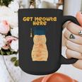 Orange Tabby Cat Graduation Distressed Shirt For Grads For Men Women Girls Kids Graphic Print Coffee Mug