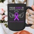 Pancreatic Cancer I Wear Purple In Memory Of My Dad Graphic Print Coffee Mug