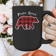 PAPA Bear Men Red Plaid Christmas Pajama Family Dad Small Graphic Print Coffee Mug