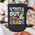 Peace Out 5th Grade Fifth Grade Graduation T-Shirt Graphic Print Coffee Mug