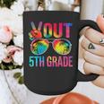 Peace Out 5th Grade Tie Dye Graduation Last Day Of School Graphic Print Coffee Mug