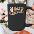 Peace Out Elementary Graduation Graduate Class Of 2025 Graphic Print Coffee Mug