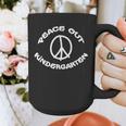 Peace Out KindergartenShirt For School Graduation Graphic Print Coffee Mug