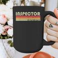 Personal Christmas Retro Vintage Graduation Inspector Job Title Profession Birthday Worker Idea Graphic Print Coffee Mug