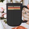 Personal Christmas Retro Vintage Graduation Project Manager Job Title Profession Birthday Worker Graphic Print Coffee Mug