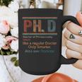 PHD Definition Doctor Of Philosophy Degree Graduation Graphic Print Coffee Mug
