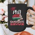PhD PhD Graduation Gifts PhD Survivor T-Shirt Graphic Print Coffee Mug