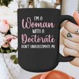 PhD Graduation Woman With A Doctorate Degree Graphic Print Coffee Mug