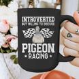 Pigeon Racing Introvert Pigeon Breeder Homing Pigeon Graphic Print Coffee Mug