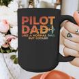 Pilot Dad Art For Men Father Aviation Airplane Pilot Graphic Print Coffee Mug