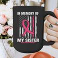 Pink In Memory Of Sister Breast Cancer Awareness Flag Shirts Graphic Print Coffee Mug Pink In Memory Of Sister Breast Cancer Awareness Flag Shirts Graphic Print Coffee Mug