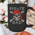 Pirate Dad Shirt Jolly Roger Crossbones Skull Halloween Graphic Print Coffee Mug