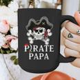 Pirate Papa Costume Jolly Roger Crossbones Pirate Dad Graphic Print Coffee Mug