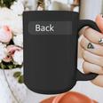 Play Cars On Dad's Back Mat Road Car Race Track ON Back Graphic Print Coffee Mug