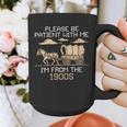 Please Be Patient I'm From The 1900s Retro Pixel Horse Wagon Graphic Print Coffee Mug