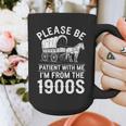 Please Be Patient I'm From The 1900s Vintage Humor 90s Kids Graphic Print Coffee Mug