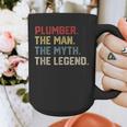 Plumber The Man The Myth The Legend Dad Hero Graphic Print Coffee Mug