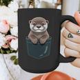 Pocket Otter Lover Introvert Cute Animal Fun Surprise Graphic Print Coffee Mug Pocket Otter Lover Introvert Cute Animal Fun Surprise Graphic Print Coffee Mug