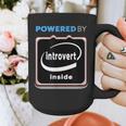 Powered By Introvert Inside Embrace Your Quiet Strength Graphic Print Coffee Mug Powered By Introvert Inside Embrace Your Quiet Strength Graphic Print Coffee Mug
