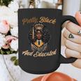 Pretty Educated African American Graduation Class 2024 Graphic Print Coffee Mug