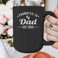 Promoted To Dad EST 2025 Soon To Be Dad Graphic Print Coffee Mug