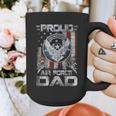 Proud Air Force Dad Shirt Military Family Fathers Day Graphic Print Coffee Mug