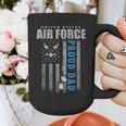 Proud Air Force Dad Of The US Air Force USA Flag Graphic Print Coffee Mug