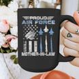 Proud Air Force Mother-In-Law US Air Force Graduation Graphic Print Coffee Mug