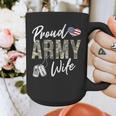 Proud Army Wife Army Graduation Wife US Army Wife Graphic Print Coffee Mug