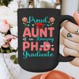 Proud Aunt Of An Amazing PhD Graduate Family Graduation Graphic Print Coffee Mug
